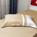 ملحفه نیم ست یک نفره رنگ خردلی (ملحفه کش دار+ 1 روبالشتی) - تصویر 4