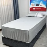 ملحفه نیم ست یک نفره رنگ طوسی (ملحفه کش دار+ 1 روبالشتی) - تصویر 7