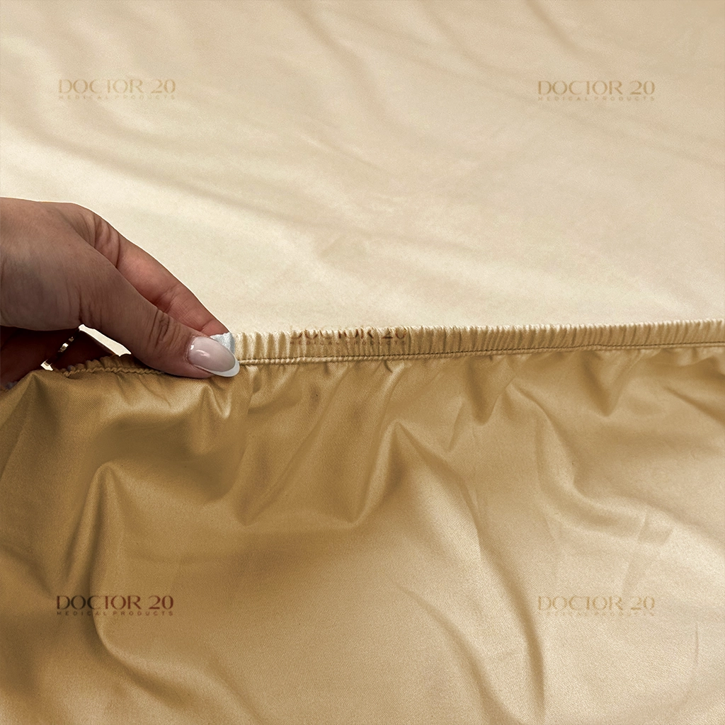 ملحه نیم ست خردلی ملحفه نیم ست یک نفره رنگ خردلی (ملحفه کش دار+ 1 روبالشتی) - تصویر 3