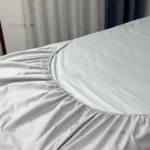 ملحفه نیم ست یک نفره رنگ طوسی (ملحفه کش دار+ 1 روبالشتی) - تصویر 3