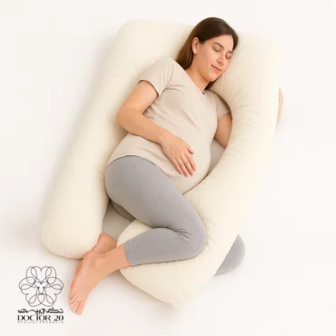 تصویر بالش بارداری U شکل دکتر20 مناسب برای خواب راحت مادران باردار