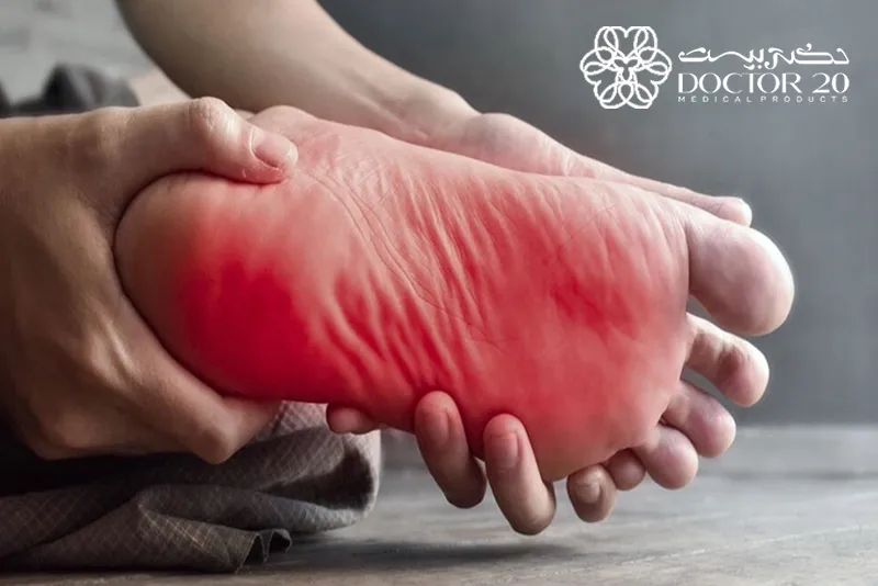 کمپرس سرد برای رفع خستگی کف پا